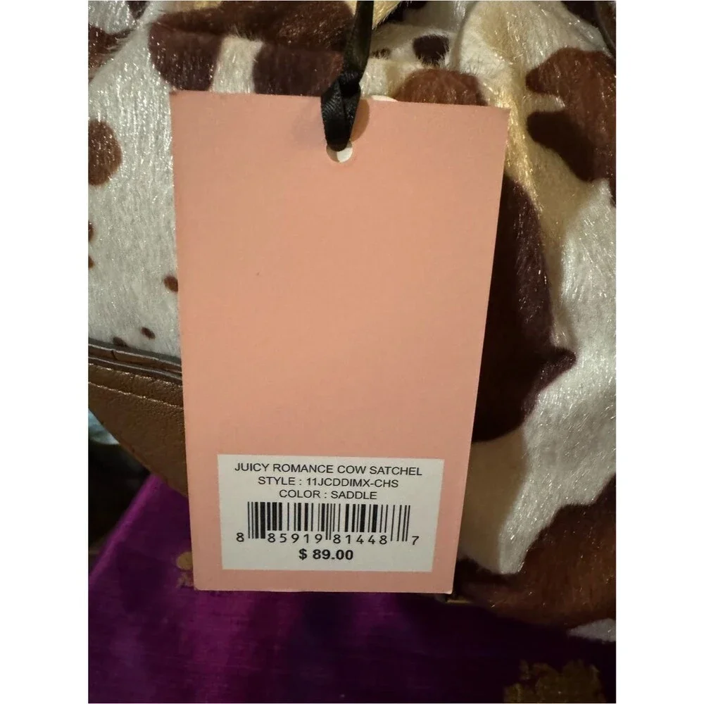 Juicy-couture Women's Brown and White Bag